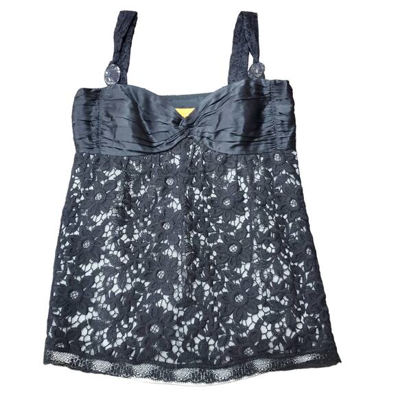 Cynthia Steffe Silk Lace Tank Top Size 2 EUC - Picture 1 of 10